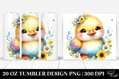 Cute Baby Duck Tumbler Product Image 1