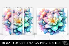 Shiny Gardenia Heart | 20 oz Tumbler Product Image 1