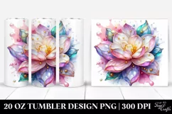 Shiny Gardenia Heart | 20 oz Tumbler Product Image 1
