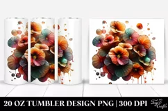 Detailed Glossy Nasturtium Tumbler Product Image 1