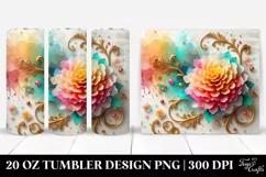 Colorful Marigold | 20 Oz Tumbler Product Image 1