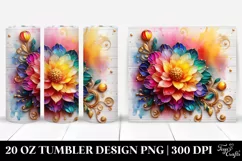 Colorful Marigold | 20 Oz Tumbler Product Image 1