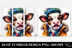 Excited Baby Cow | 20 oz Tumbler Product Image 1