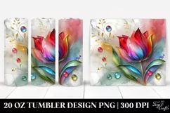 Colorful Tulip | 20 Oz Tumbler Product Image 1