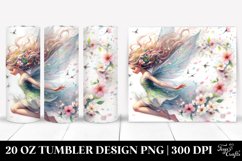 Fairy Spring Petals Tumbler Art Product Image 1