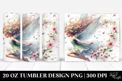 Fairy Spring Petals Tumbler Art Product Image 1