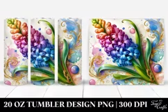 Colorful Hyacinth | 20 Oz Tumbler Product Image 1