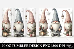 Vintage Gnome Illustration | 20 oz Tumbler Product Image 1