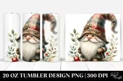 Vintage Gnome Illustration | 20 oz Tumbler Product Image 1