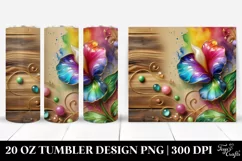 Colorful Sweet Pea | 20 Oz Tumbler Product Image 1