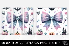 Halloween Diamond Bow | 20 oz Tumbler Product Image 1