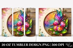 Colorful Sweet Pea | 20 Oz Tumbler Product Image 1