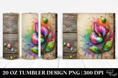 Colorful Sweet Pea | 20 Oz Tumbler Product Image 1