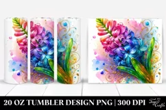 Colorful Hyacinth | 20 Oz Tumbler Product Image 1