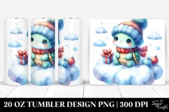 Cute Baby Turtle Winter | 20 oz Tumbler Product Image 1