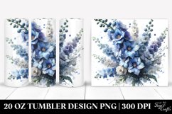 Shiny Delphinium | 20 Oz Tumbler Product Image 1