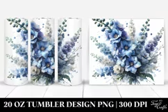 Shiny Delphinium | 20 Oz Tumbler Product Image 1