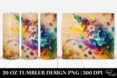 Colorful Delphinium | 20 Oz Tumbler Product Image 1