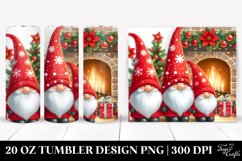 Christmas Gnomes by Fireplace Clipart Product Image 1