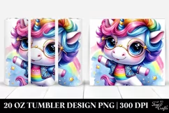Bird with Sunglasses Paint-Like 20 Oz Tumbler Product Image 1