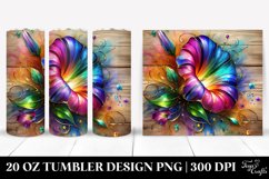 Colorful Morning Glory | 20 Oz Tumbler Product Image 1