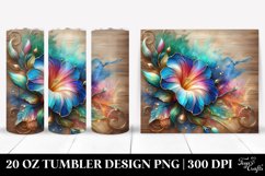 Colorful Morning Glory | 20 Oz Tumbler Product Image 1