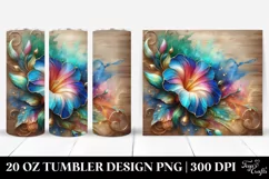 Colorful Morning Glory | 20 Oz Tumbler Product Image 1