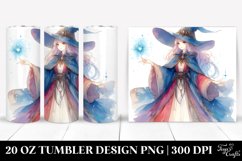 Washed Watercolor Simple Image Sorceress | 20 oz Tumbler Product Image 1