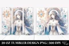 Washed Watercolor Simple Image Sorceress | 20 oz Tumbler Product Image 1