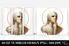 Simple Mummy Art | 20 oz Tumbler Product Image 1