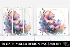 Sweet Pea with Metallic Insertions | 20 oz Tumbler Product Image 1
