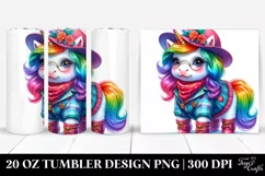 Cute Baby Unicorn, | 20 oz Tumbler Product Image 1