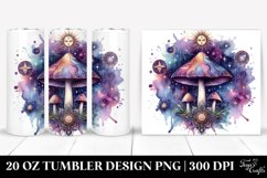Magical Celestial Mushroom Clipart 20 Oz Tumbler Product Image 1