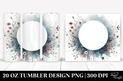 Washed Watercolor Simple Image Phantom | 20 oz Tumbler Product Image 1