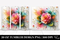 Plant Tumbler, 20 oz Skinny Tumbler Wrap Product Image 1