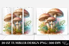 Pastel Mushroom Design | 20 oz Tumbler Product Image 1