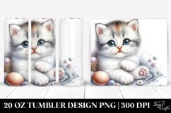 High Detail Baby Cat Watercolor | 20 oz Tumbler Product Image 1