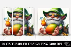 Pastel Gnome with Beach Wear | 20 Oz Tumbler Product Image 1