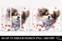 Floral Tumbler, 20 oz Skinny Tumbler Wrap, 20 oz Skinny Tumb Product Image 1