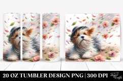Dog Tumbling Spring Petals Tumbler Product Image 1