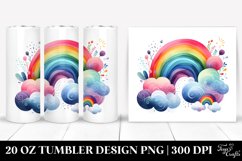 Magical Rainbow Clouds | 20 Oz Tumbler Product Image 1