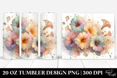 Abstract Shiny Nasturtium | 20 oz Tumbler Product Image 1