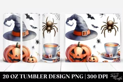Funny Spider Halloween Clipart 20 Oz Tumbler Product Image 1