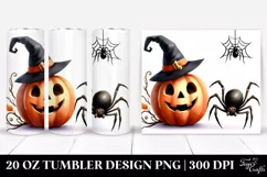 Funny Spider Halloween Clipart 20 Oz Tumbler Product Image 1