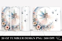 Whimsical Washed Watercolor Fairy | 20 oz Tumbler Product Image 1