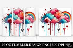 Valentines 20 Oz Tumbler Png Product Image 1