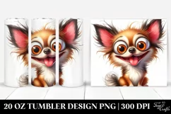 Crazy Looking Chihuahua | 20 Oz Tumbler Product Image 1