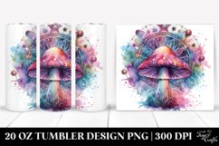Magical Celestial Mushroom in Vibrant Colors, Transparent 20 Product Image 1
