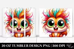 Colorful Baby Squirrel | 20 Oz Tumbler Product Image 1