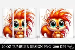 Colorful Baby Squirrel | 20 Oz Tumbler Product Image 1